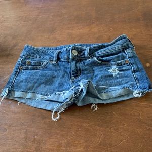 American Eagle Distressed Jean Shorts